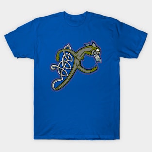 Celtic Cat Letter X T-Shirt